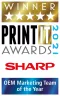 Print IT Awards OEM Marketing Team of the Year 2021