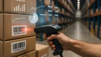Manufacturing employee scanning inventory - Streamline inventory management and production planning with Business Central from Sharp