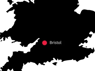UK Map Bristol