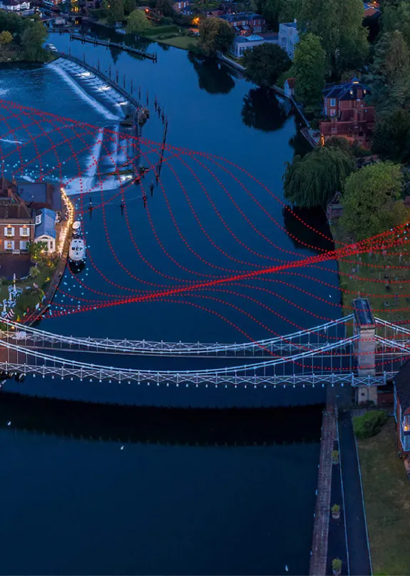 High wycombe aerial view