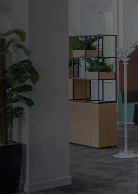 small open plan office