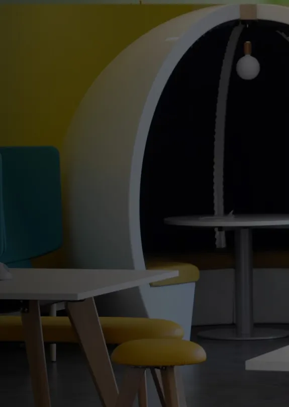 modern pods and desks