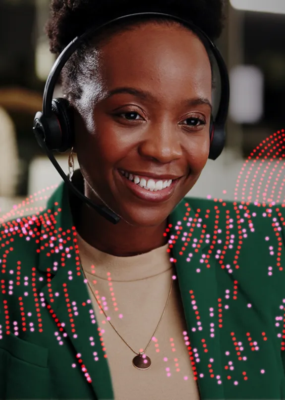 An IT administrator supporting their team using Synappx Manage